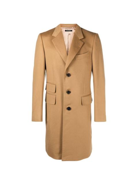 TOM FORD single-breasted cashmere coat