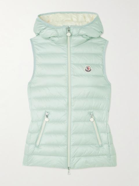 Moncler Glygosse Hooded Quilted Shell Down Vest