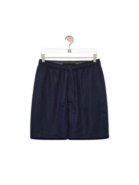 Loewe Anagram jacquard shorts in silk