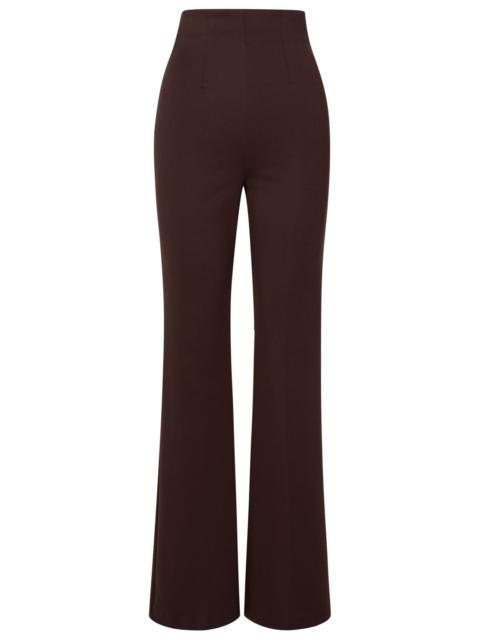 Sportmax BROWN POLYAMIDE 트레이너