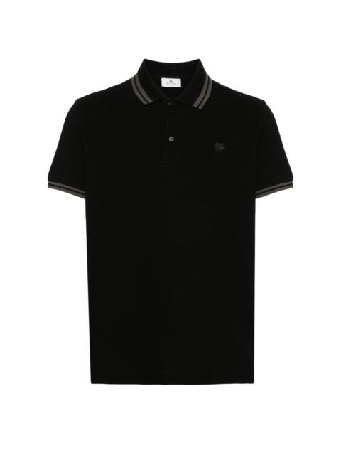 Etro Pegaso cotton polo shirt