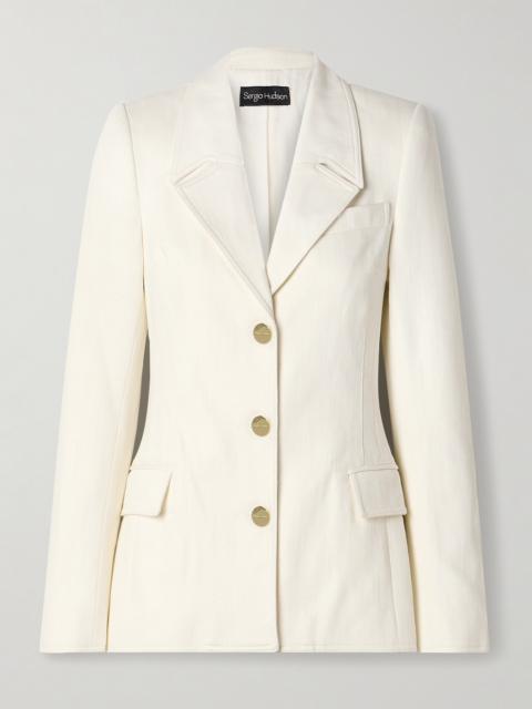 Sergio Hudson Cotton-twill Blazer