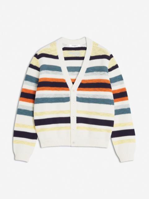 Maison Kitsuné COMFORT STRIPED CARDIGAN