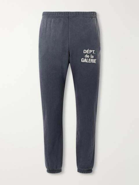 GALLERY DEPT. Logo-Embroidered Straight-Leg Cotton-Jersey Sweatpants