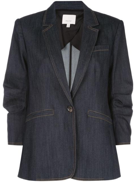 Cinq à Sept Khloe single breasted denim blazer