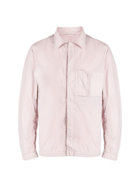 chest-pocket zip-up jacket