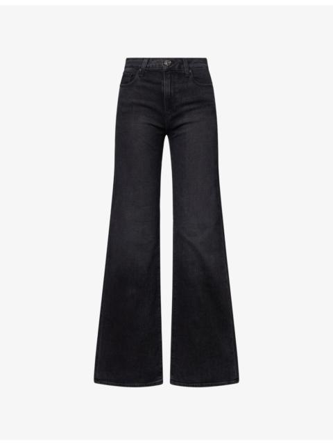 PAIGE Sofia Mid-Rise Flared Denim Jeans