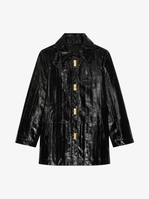 Givenchy COAT IN LEATHER