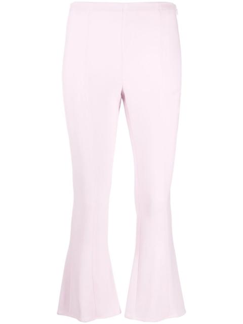 Blumarine cropped flared trousers