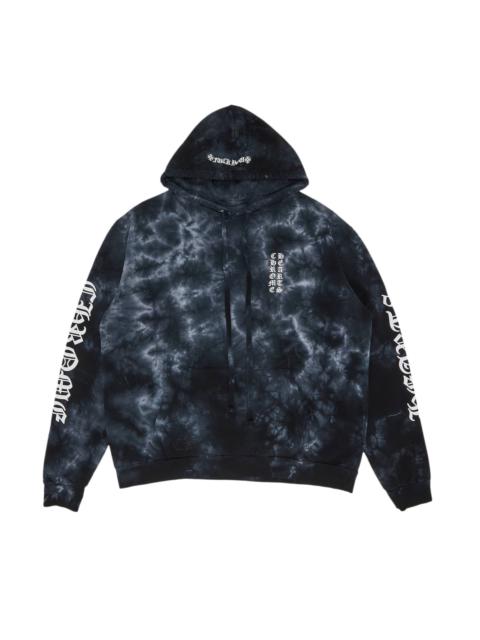 Chrome Hearts Horseshoe Tie Dye Hoodie 'Blue/Grey'