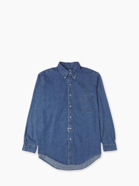 orSlow ORSLOW STANDARD BUTTON DOWN SHIRT DENIM USED