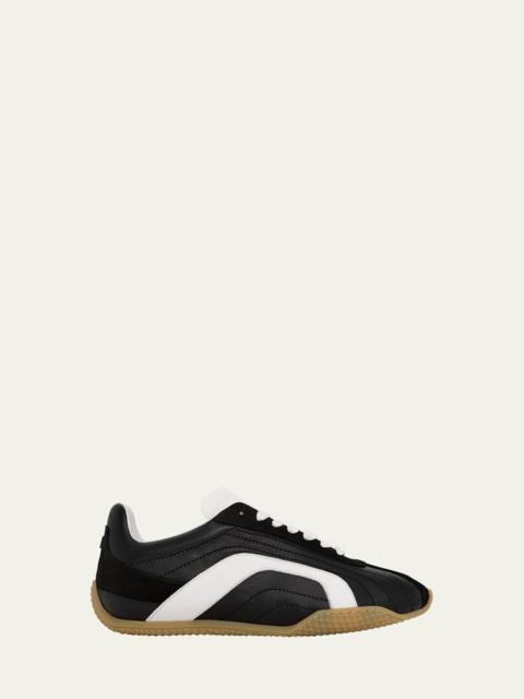 Pierre Hardy Jump Mixed Leather Sneakers