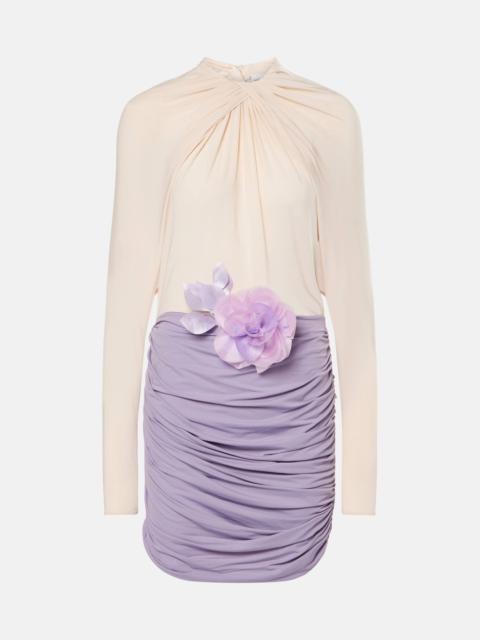 MAGDA BUTRYM draped colour-block mini dress