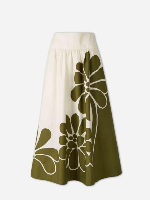 FARM RIO PALERMO MIDI SKIRT