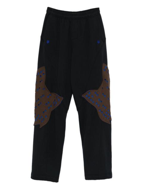 Kiko Kostadinov x Fox Lab perforated fleece jogger