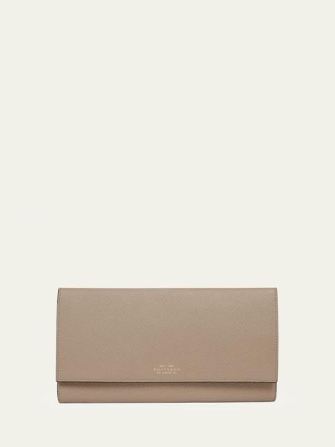 Smythson Marshall Panama Leather Travel Wallet