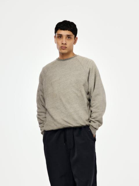 A.PRESSE VINTAGE LIGHT WEIGHT REVERSIBLE SWEATSHIRT (GRAY / NAVY) (SIS)