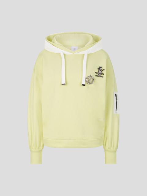 BOGNER Saila Hoodie in Pastel yellow