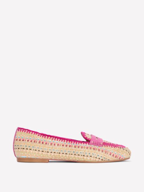 BODEN Classic Penny Loafers-Multi Raffia
