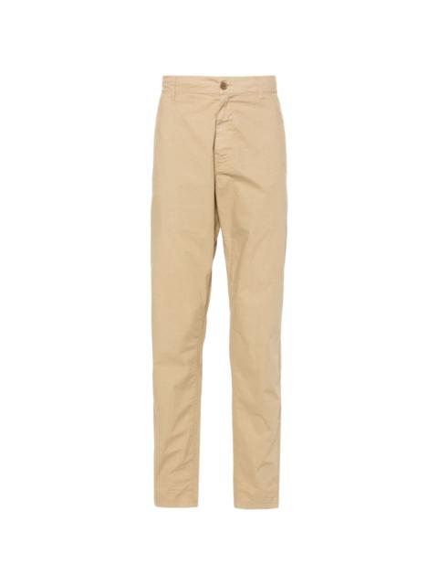 drawstring cotton chinos