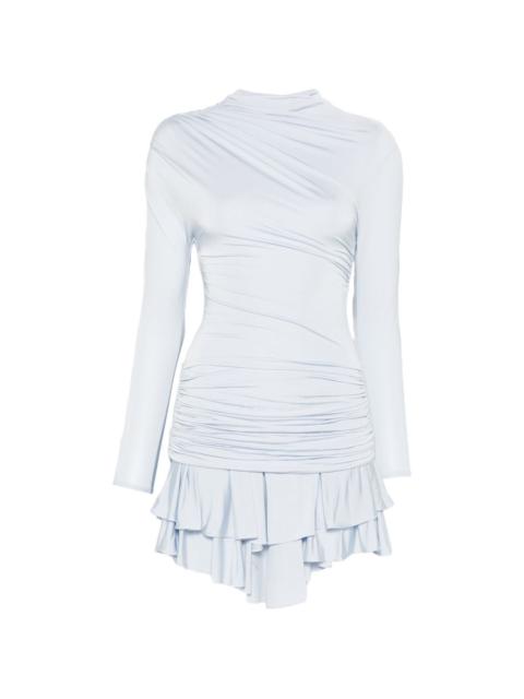 white christmas dresses Celine Maxi Crinkle Chiffon Dress in Meadow Reverie, PETITE-8