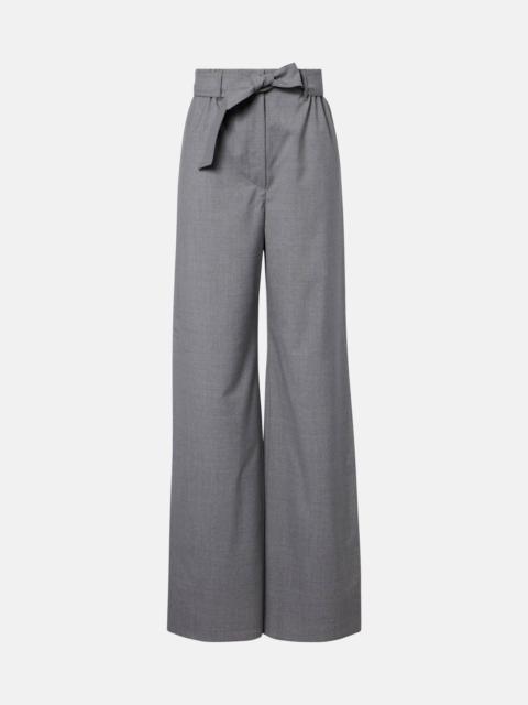 Max Mara Salpa virgin wool wide-leg pants