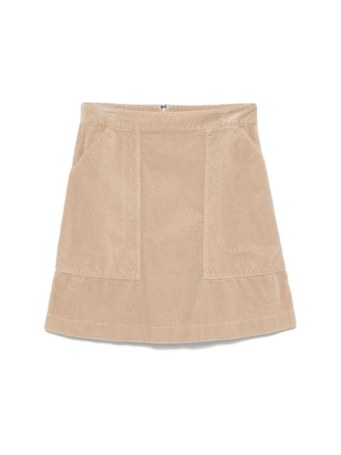 Aspesi corduroy mini skirt