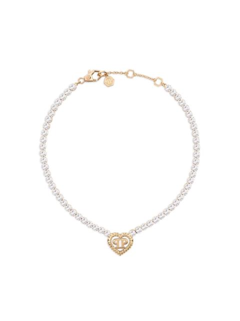 PHILIPP PLEIN rocked hearts necklace