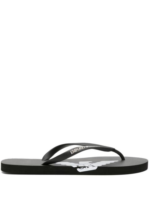 EMPORIO ARMANI Logo flip flops