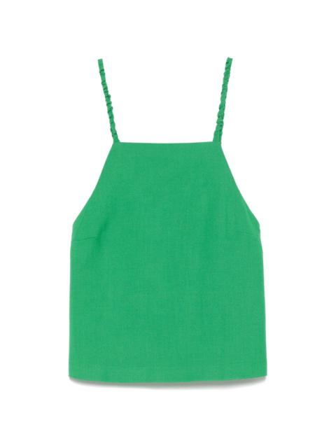 maje open-back top