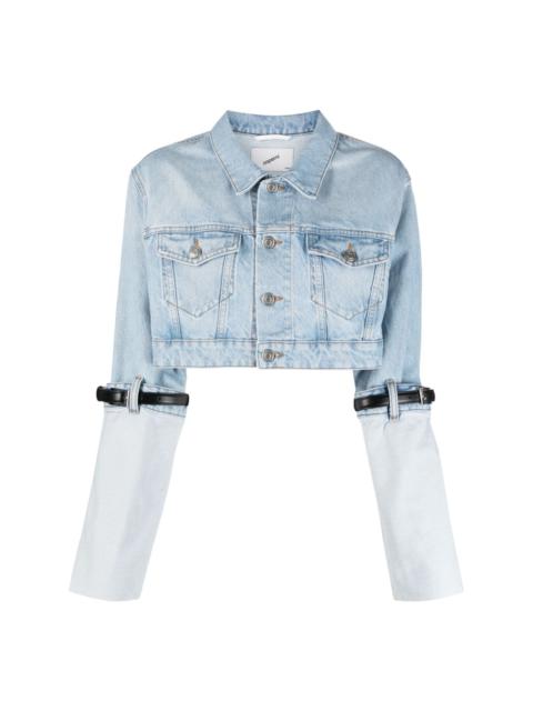 cropped denim jacket