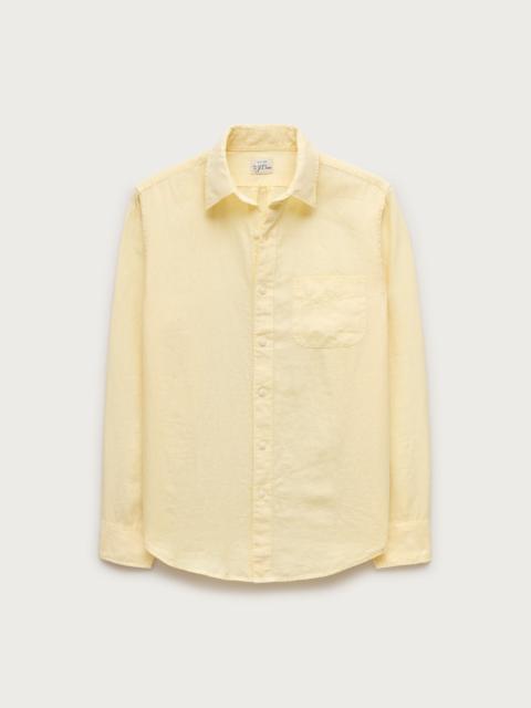 J.CREW Washed linen shirt with point collar