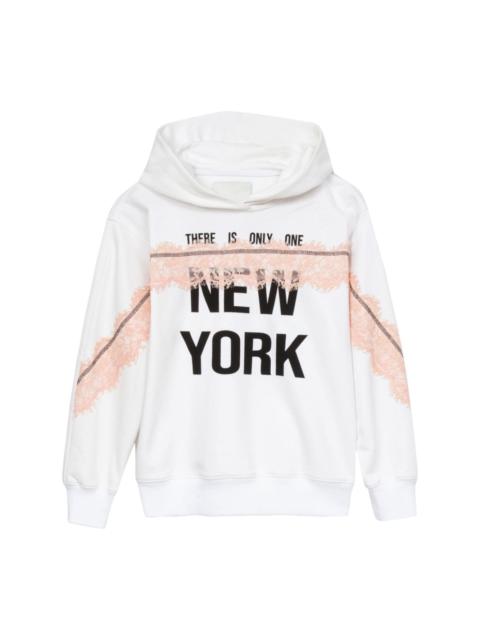 There Is Only One NY cotton hoodie