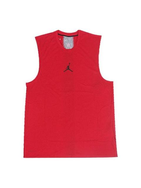 Jordan Air Jordan Quick Dry Basketball Training Sports Vest Red CU1025-687