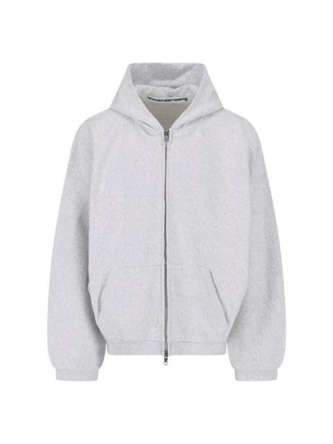 Alexander Wang COTTON ZIP HOODIE