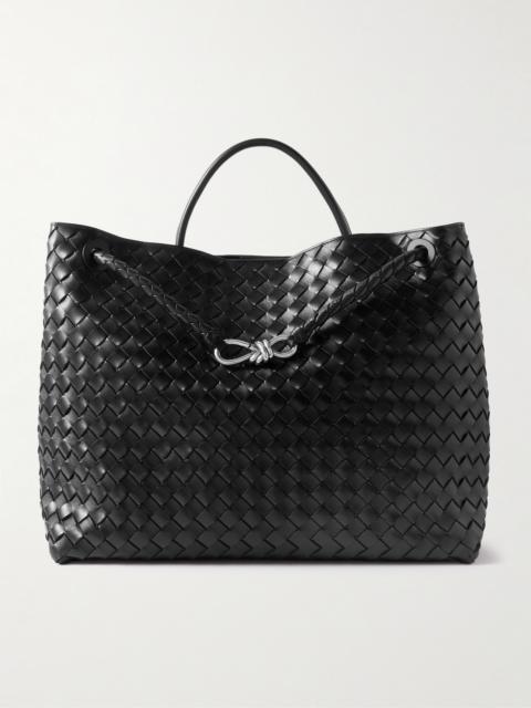Bottega Veneta Andiamo Large Intrecciato Leather Tote Bag