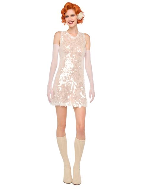 NORMA KAMALI SLEEVELESS SWING MINI DRESS