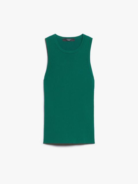 WEEKEND Max Mara OLIMPO Rib-knit viscose top