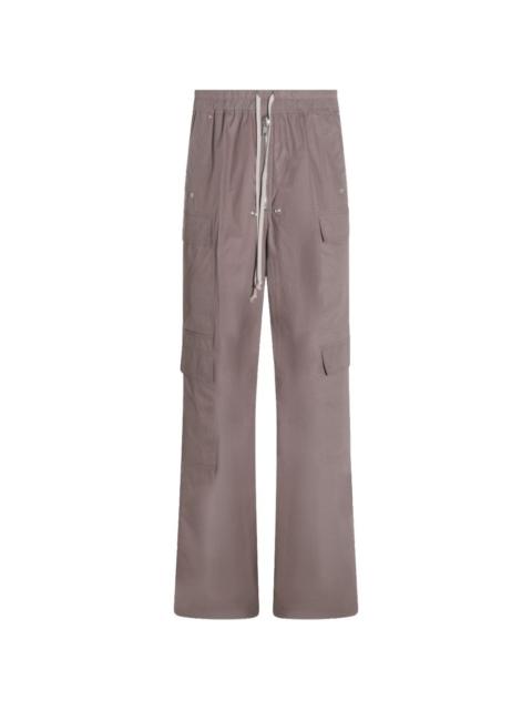 Rick Owens cargo-pocket drawstring-waistband trousers