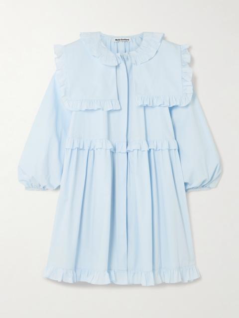 Molly Goddard Lizzie Ruffled Cotton Mini Dress