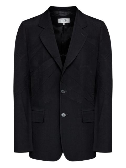 MM6 Maison Margiela Mm6 Maison Margiela Tailored Single-breasted Blazer