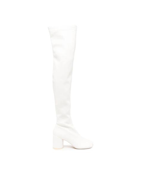 MM6 Maison Margiela Anatomic 70mm thigh-high boots