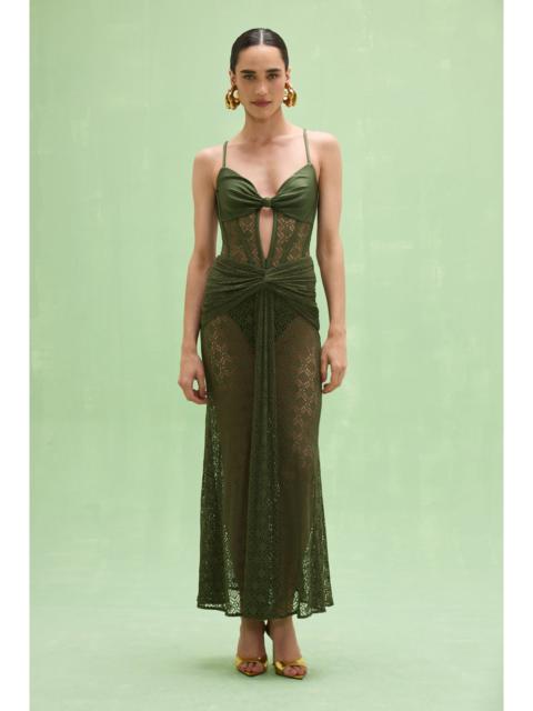 PatBO SIRENA MESH MAXI DRESS