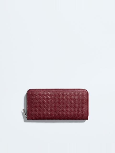 Bottega Veneta Woven Mycelium Zip-Around Wallet