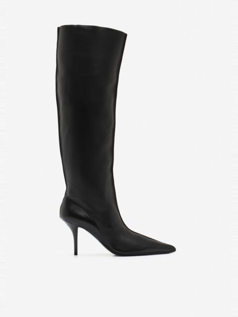 MAGDA BUTRYM High-heel leather boots in black