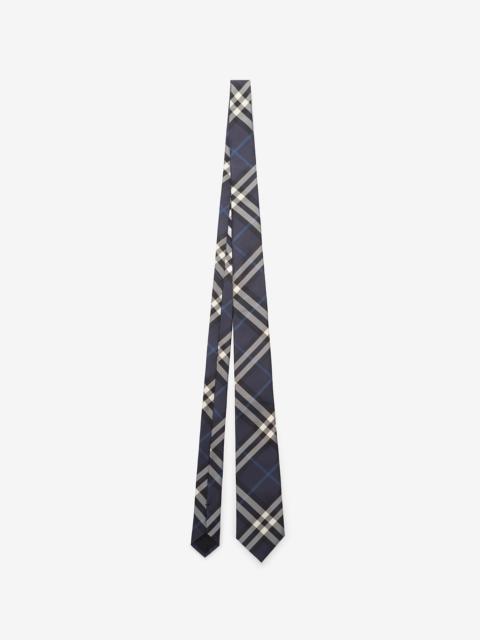 Burberry Check Silk Tie