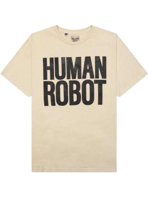 GALLERY DEPT. ATK Human Robot Glitter Logo T-Shirt "Antique White" GD218