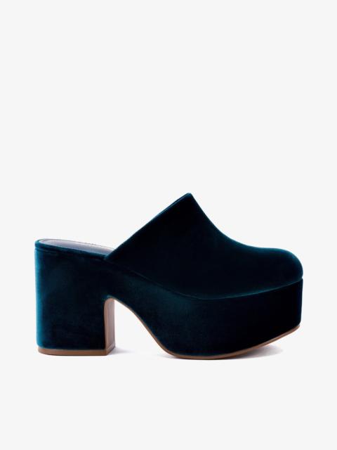 Miso Platform Clog In Deepsea Velvet