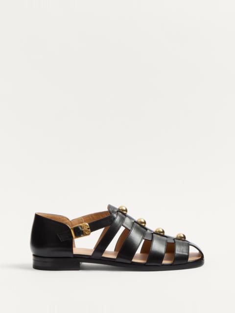 Valentino STUDSHIELD FISHERMAN CALFSKIN SANDAL