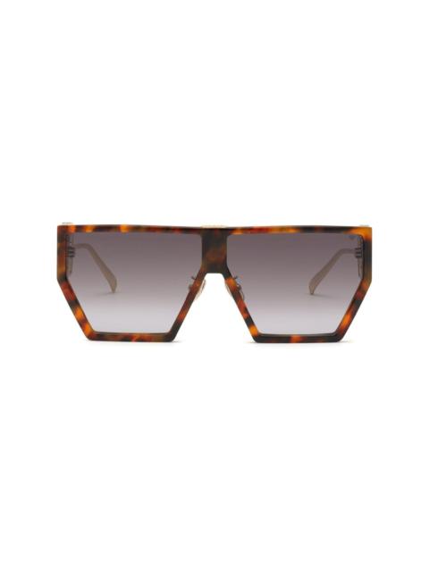 PHILIPP PLEIN Space Rock Plein Hexagon oversized-frame sunglasses